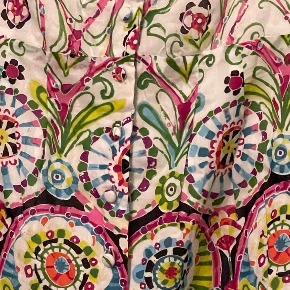 Nanette Lepore summer top button down front NWOT - Picture 3 of 7